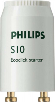Стартер Philips S10 4-65W 220-240V 25X1 Стартер Philips S10 4-65W 220-240V 25X1