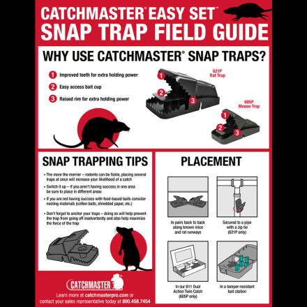 Ловушка-защелка для крыс "Catchmaster 621P" Ловушка-защелка для крыс "Catchmaster 621P"